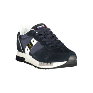 Blaue Polyester Herren Sneaker