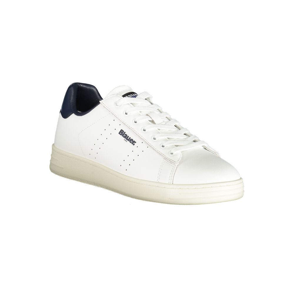 Weiße Leder Herren Sneaker