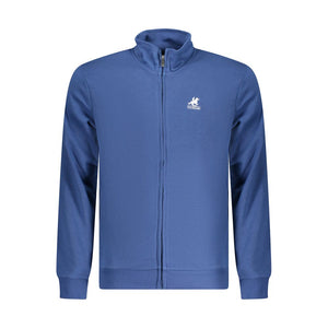 Blauer Baumwollpullover