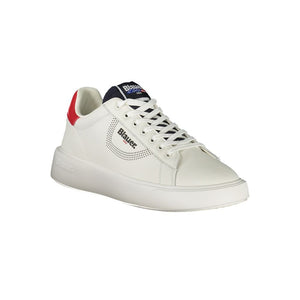 Weiße Leder Herren Sneaker