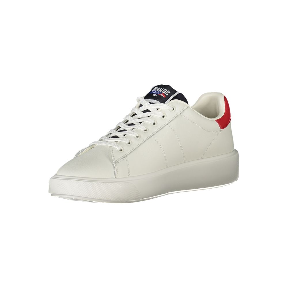 Weiße Leder Herren Sneaker