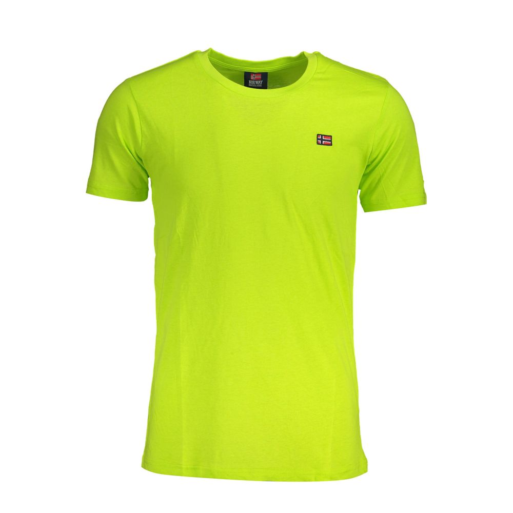 Gelbes Herren-T-Shirt aus Baumwolle