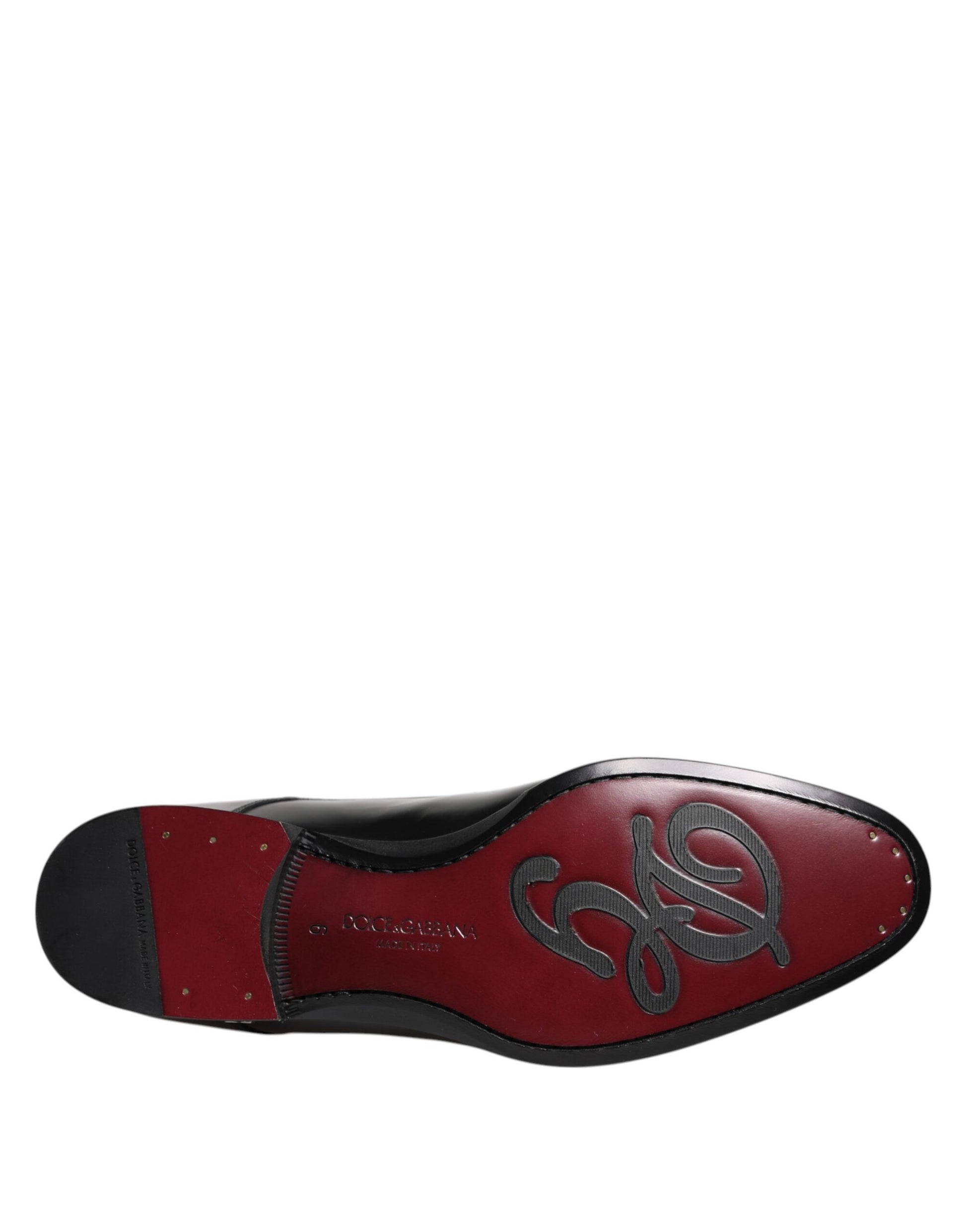 Schwarze Derby-Schnürschuhe aus Leder
