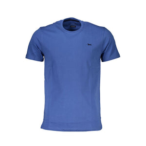 Blaues Baumwoll-T-Shirt