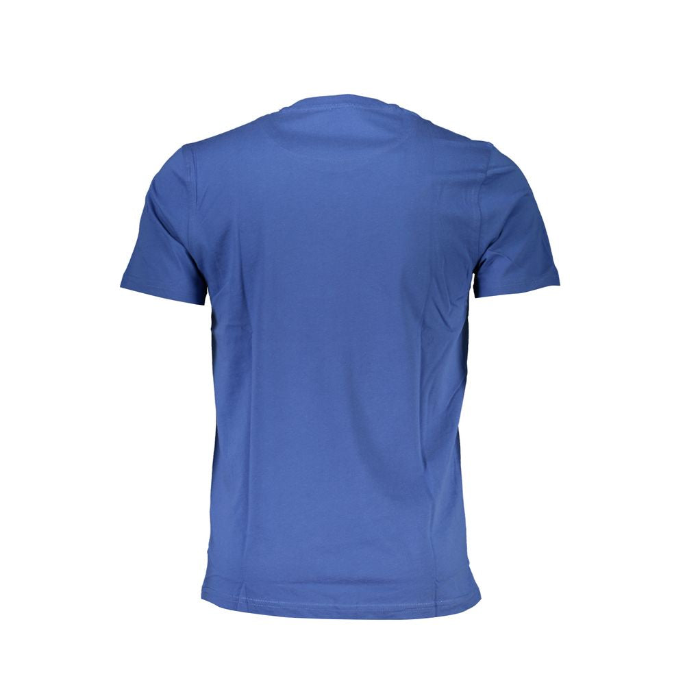 Blaues Baumwoll-T-Shirt