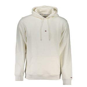 Weißer Baumwollpullover für Herren