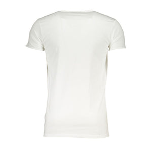Weißes Baumwoll-T-Shirt
