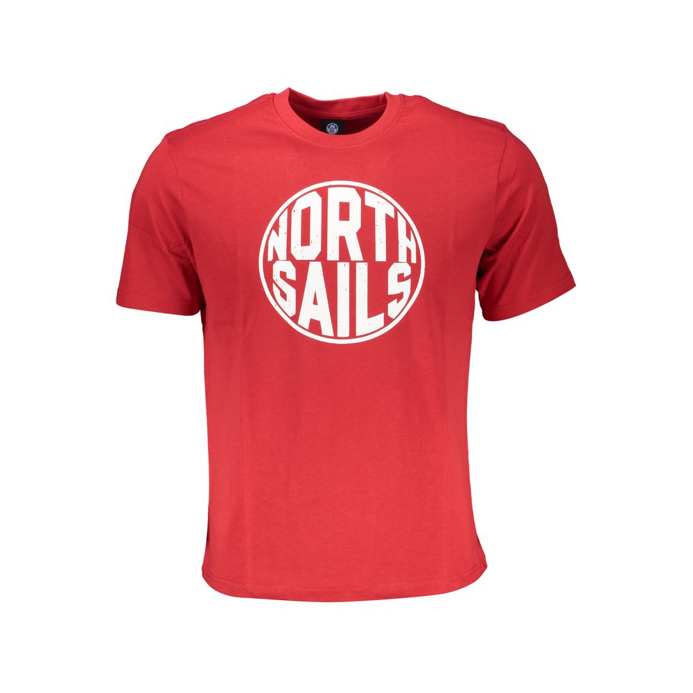 Rotes Baumwoll-T-Shirt