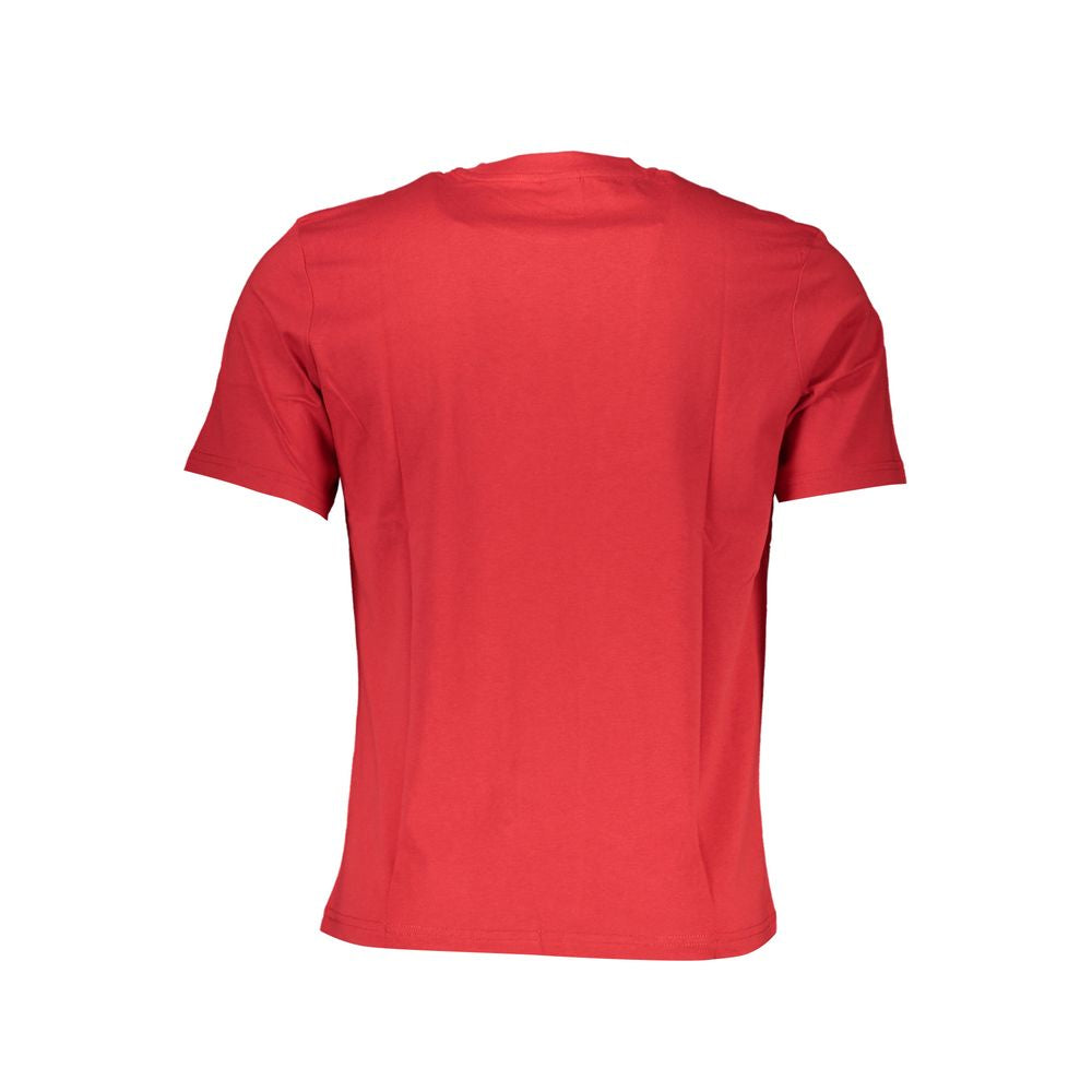 Rotes Baumwoll-T-Shirt