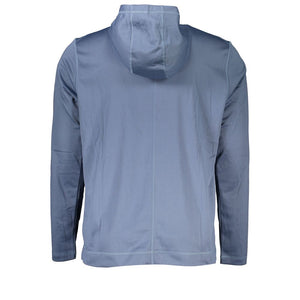 Elegantes blaues Kapuzen-Sweatshirt - Herren Sport Chic