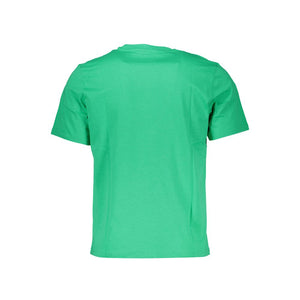 Grünes Baumwoll-T-Shirt
