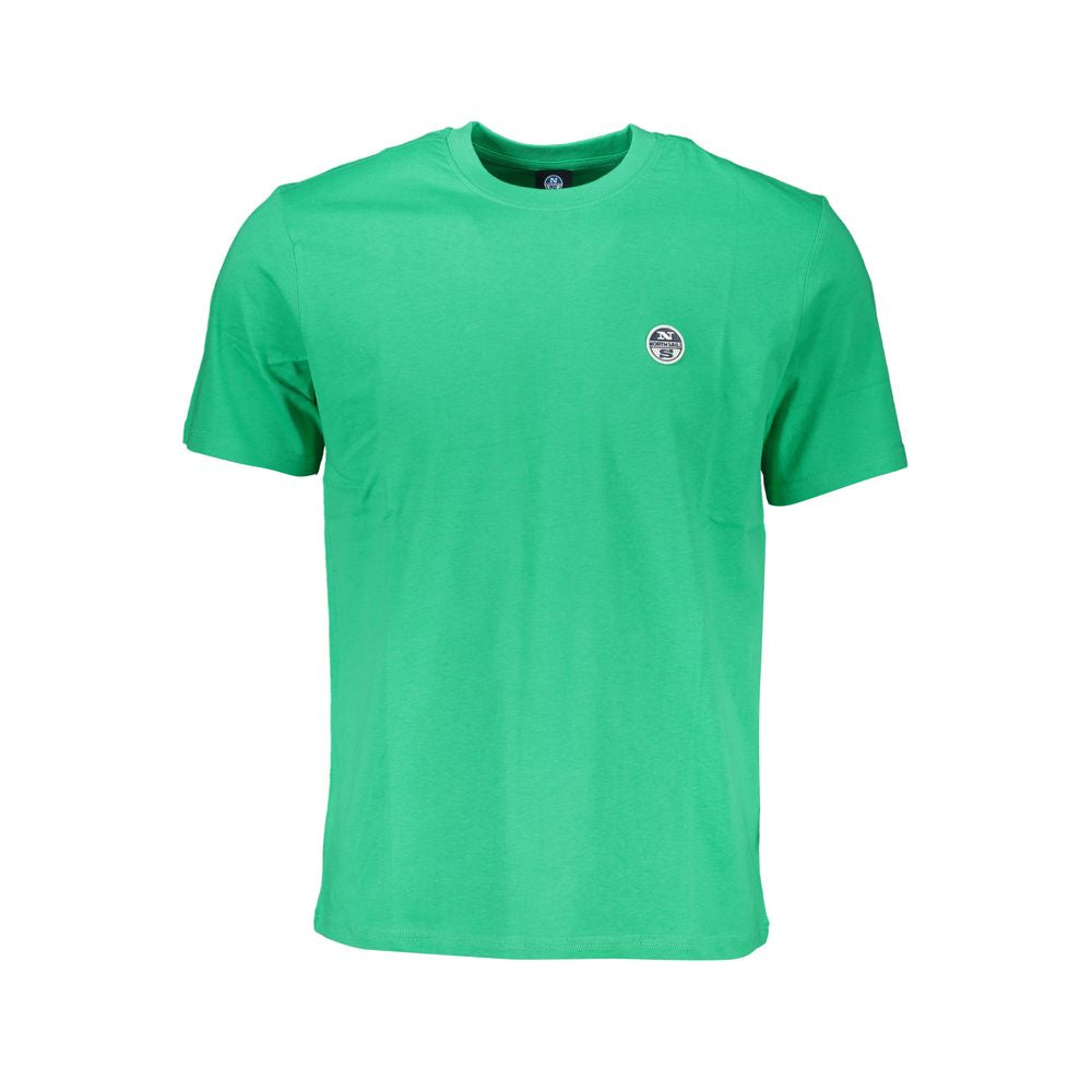 Grünes Baumwoll-T-Shirt