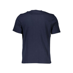 Blaues Baumwoll-T-Shirt
