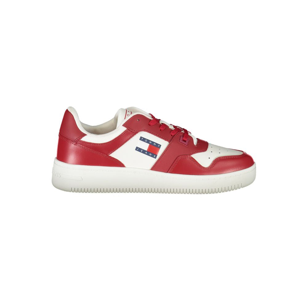 Rosa Leder Herren Sneaker