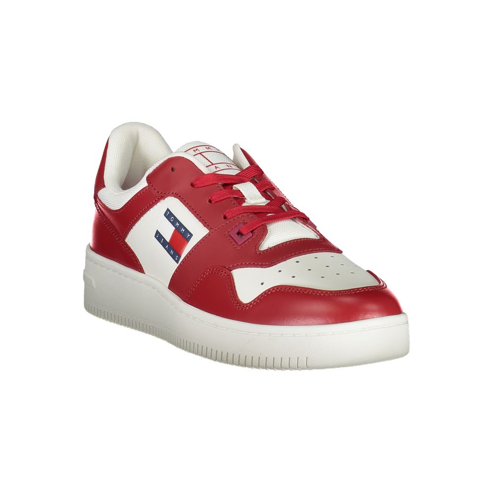 Rosa Leder Herren Sneaker