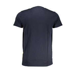 Blaues Baumwoll-T-Shirt