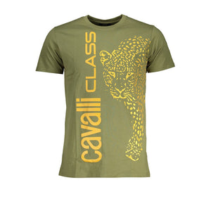 Grünes Baumwoll-T-Shirt