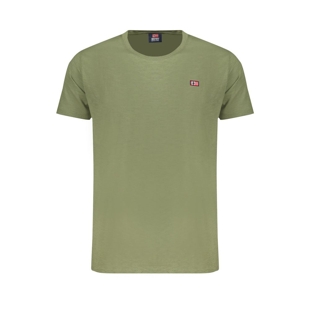 Grünes Baumwoll-T-Shirt