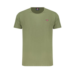 Grünes Baumwoll-T-Shirt