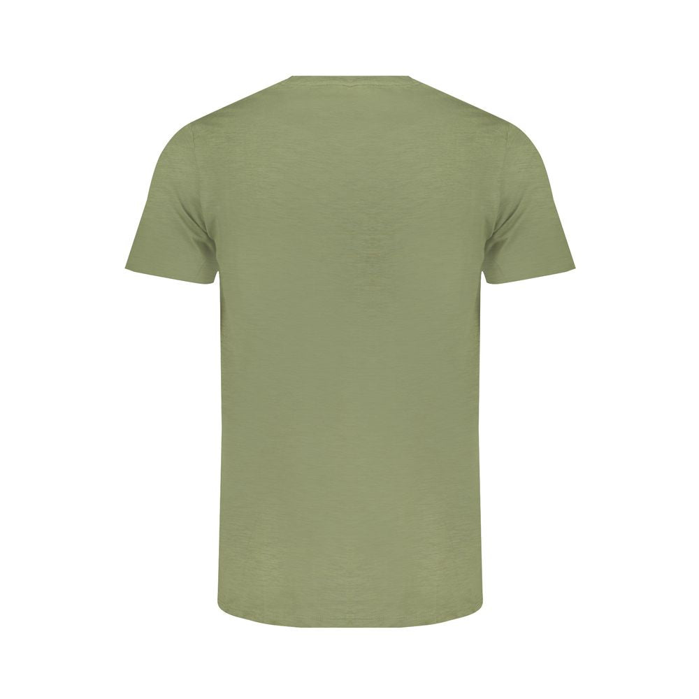 Grünes Baumwoll-T-Shirt