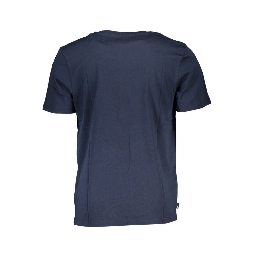 Blaues Baumwoll-T-Shirt