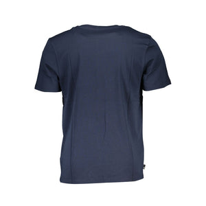 Blaues Baumwoll-T-Shirt