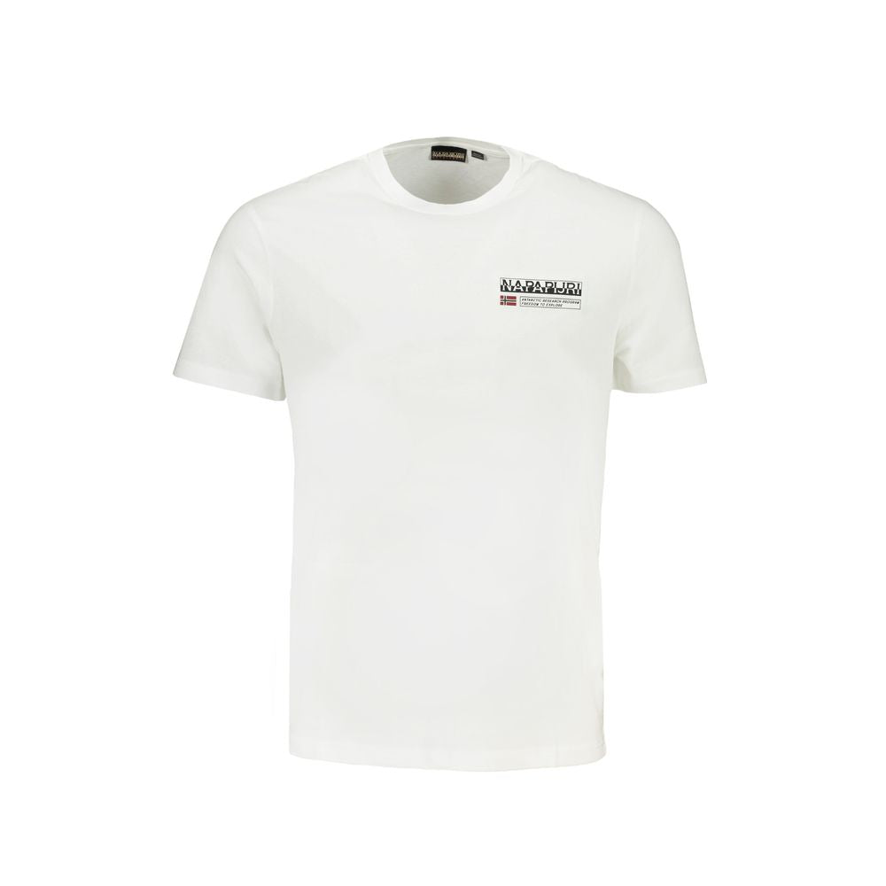 Weißes Baumwoll-T-Shirt