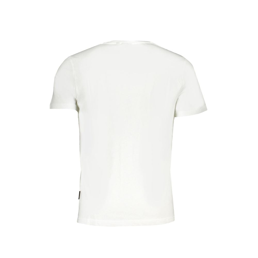 Weißes Baumwoll-T-Shirt