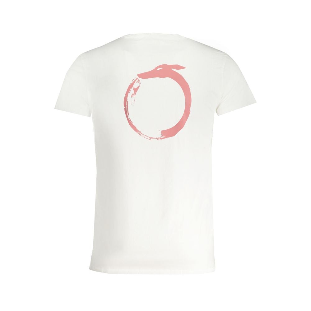 Weißes Baumwoll-T-Shirt