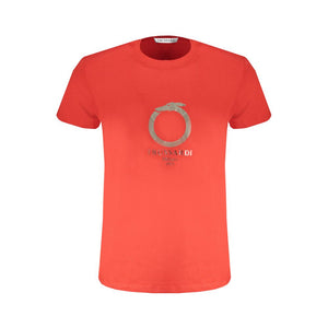 Rotes Baumwoll-T-Shirt