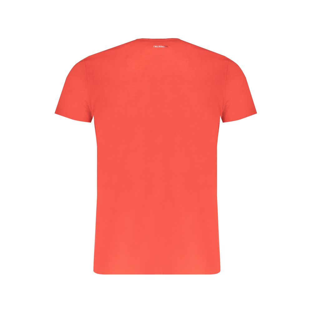 Rotes Baumwoll-T-Shirt