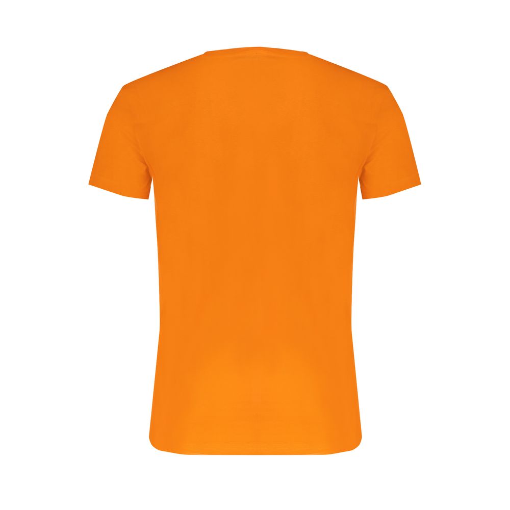 Orangefarbenes Baumwoll-T-Shirt