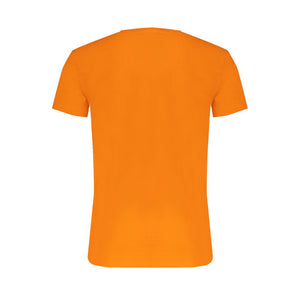 Orangefarbenes Baumwoll-T-Shirt