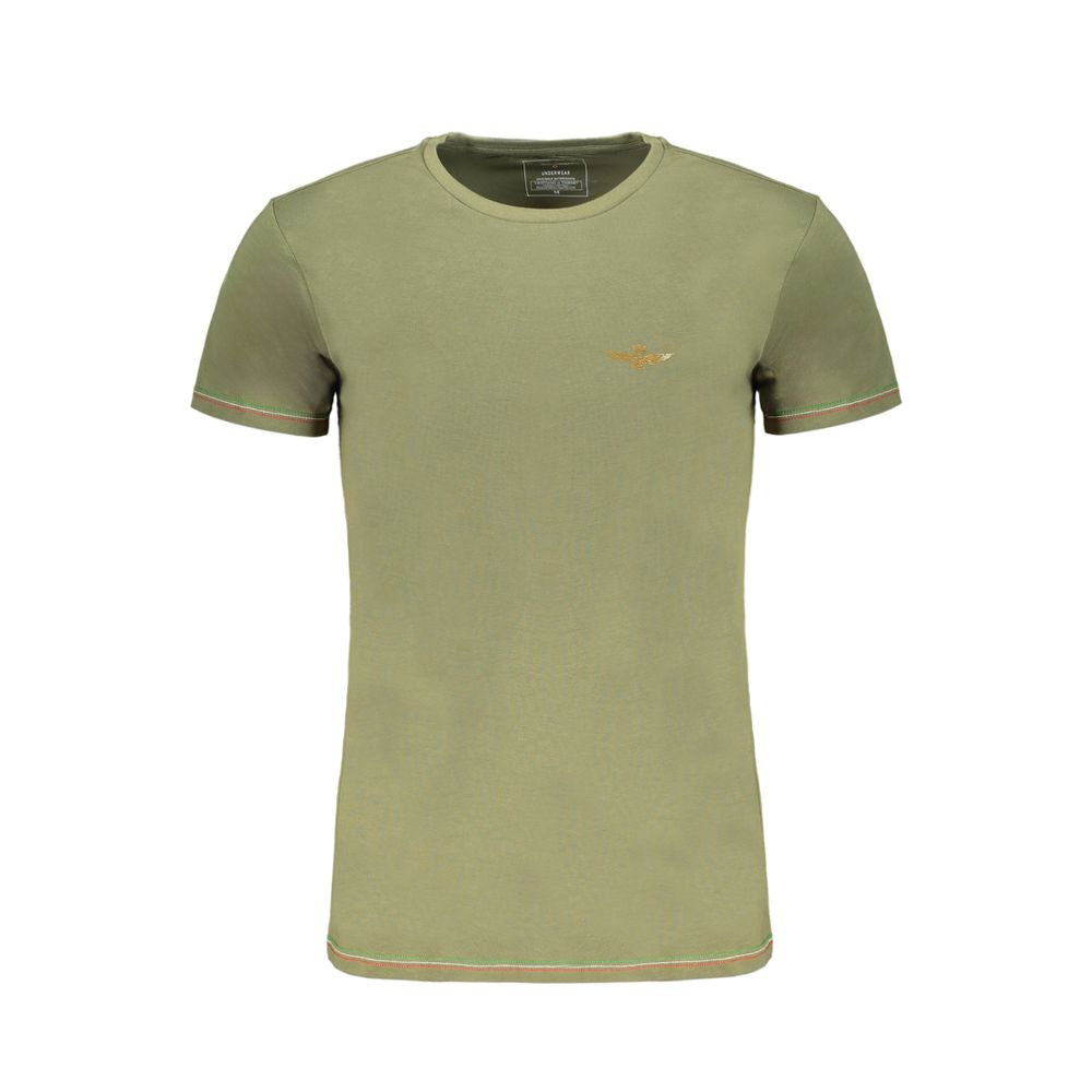 Grünes Baumwoll-T-Shirt