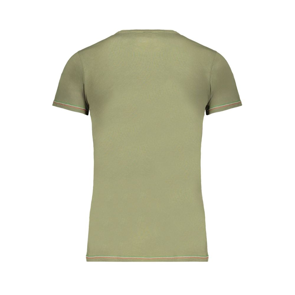 Grünes Baumwoll-T-Shirt