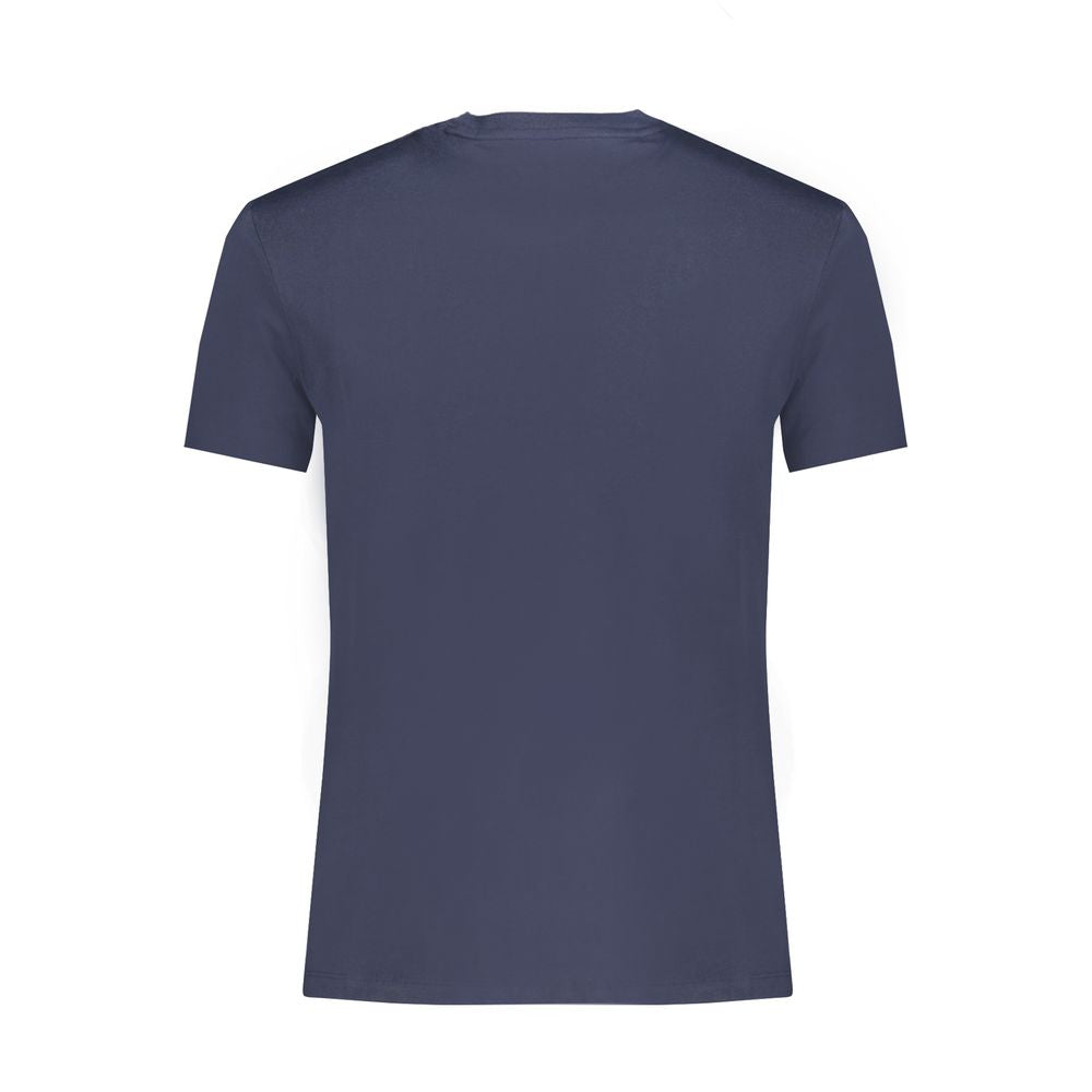 Blaues Herren-T-Shirt aus Baumwolle