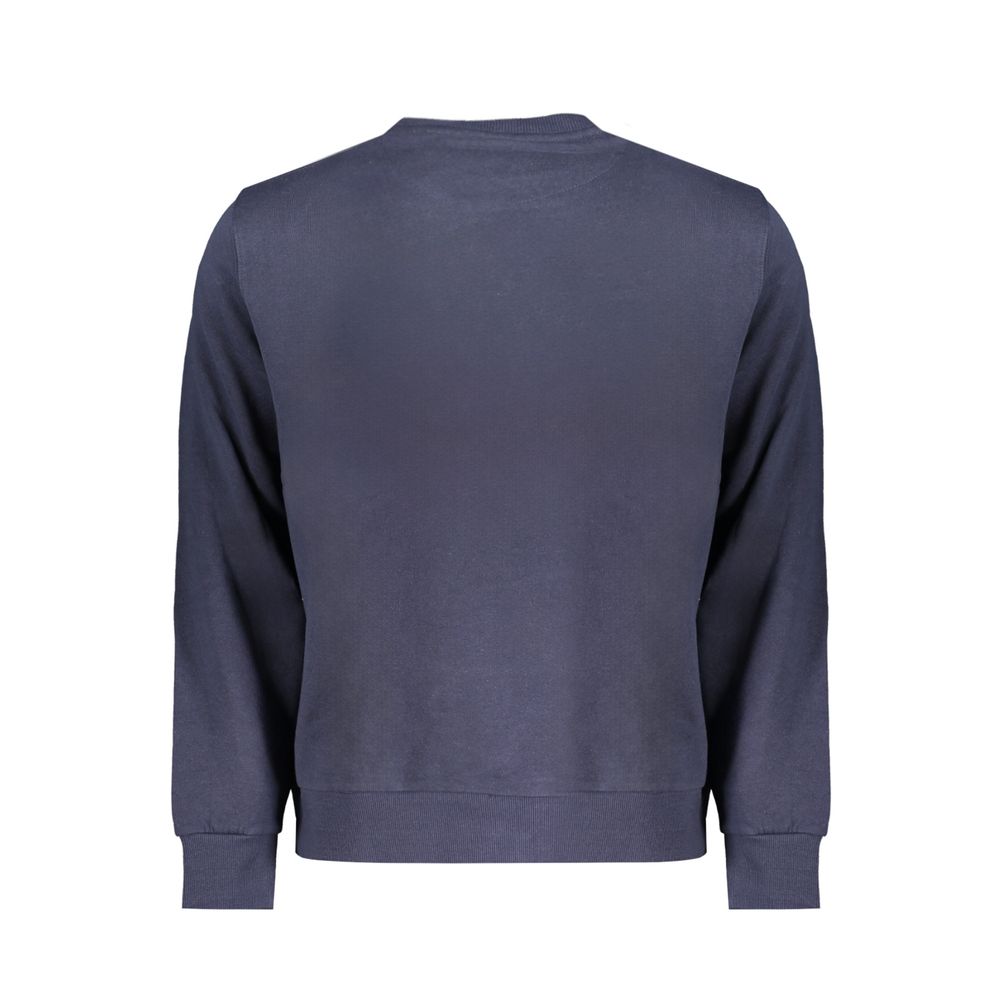 Blauer Baumwollpullover
