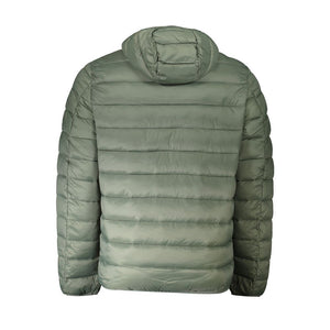 Grüne Polyamid-Herrenjacke