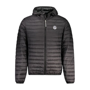 Schwarze Polyamidjacke