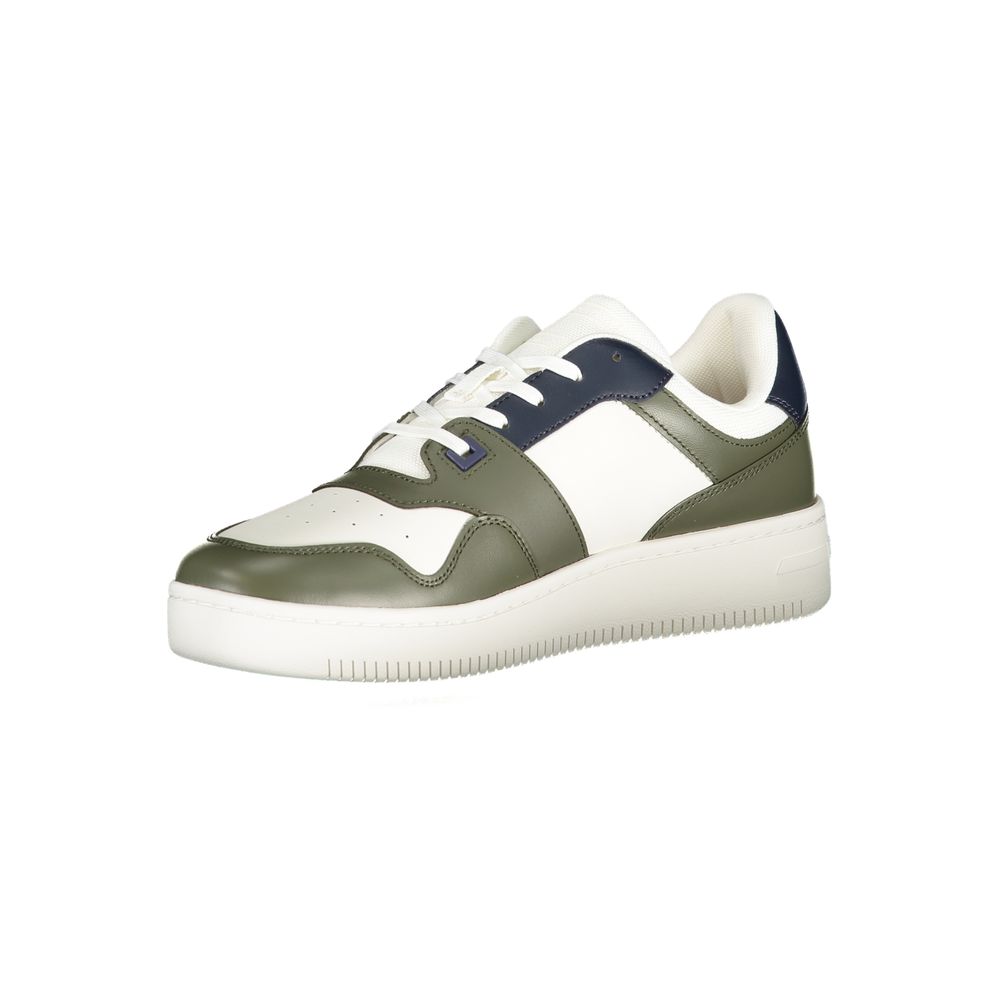 Grüne Leder Herren Sneaker