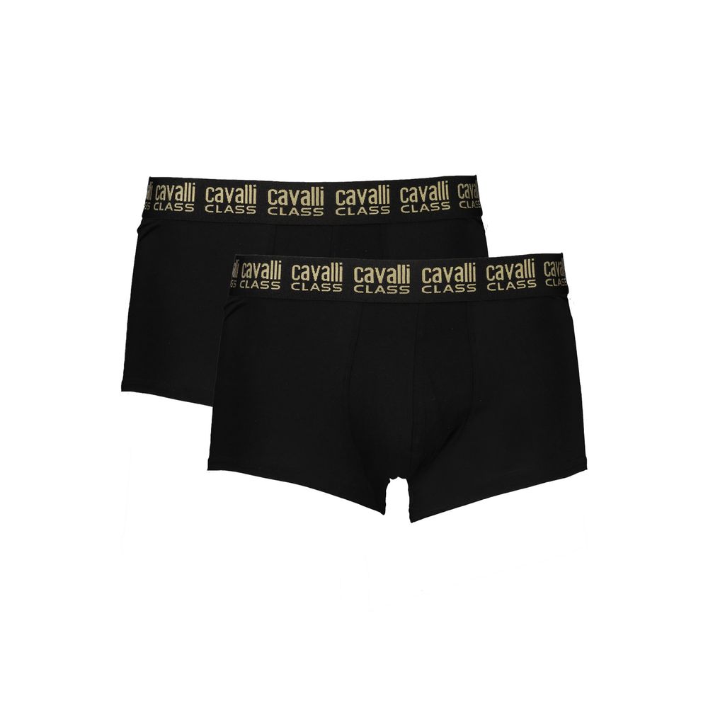Schwarze Herren-Boxershorts aus Baumwolle