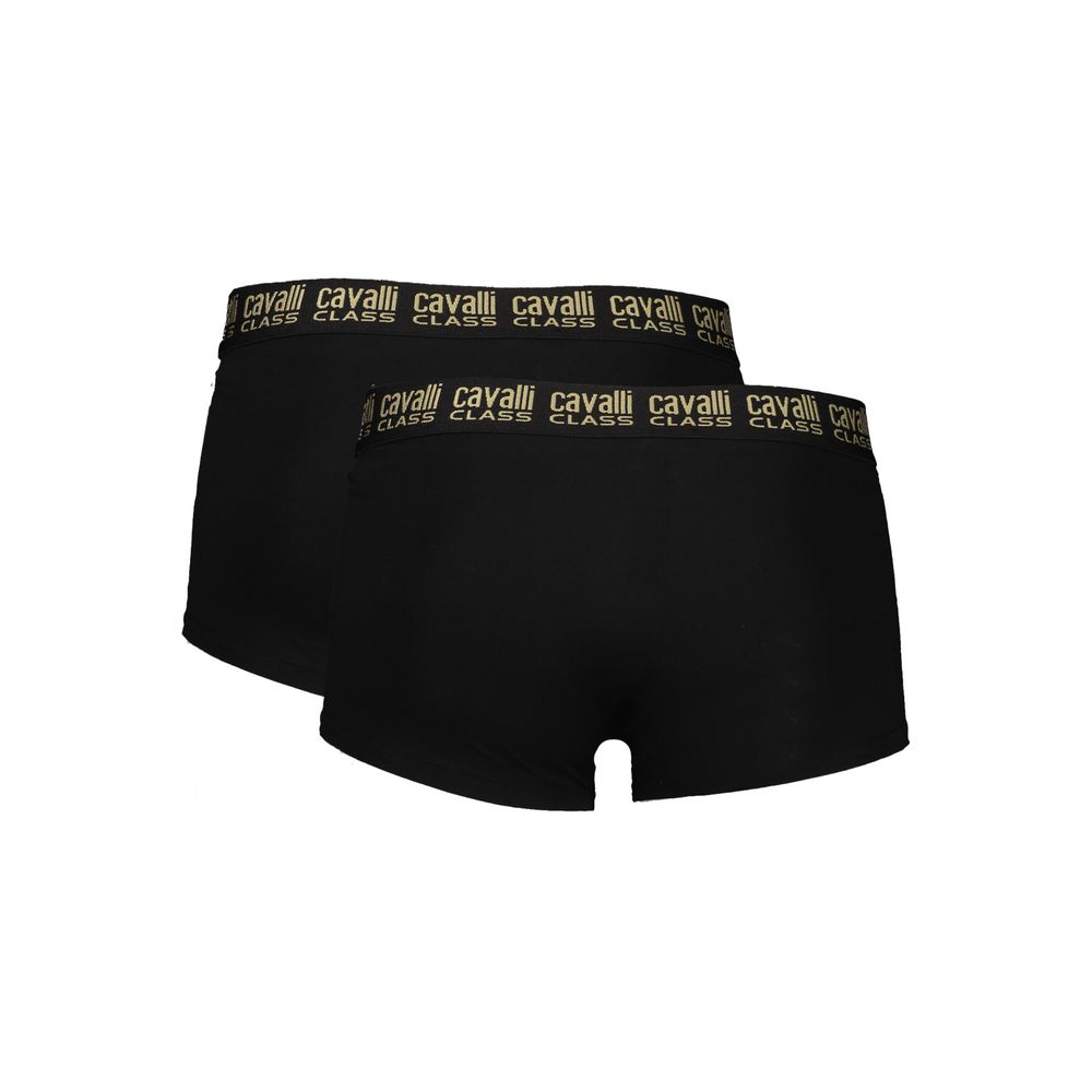 Schwarze Herren-Boxershorts aus Baumwolle