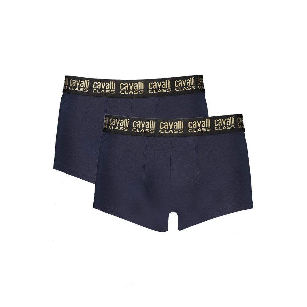 Blaue Herren-Boxershorts aus Baumwolle