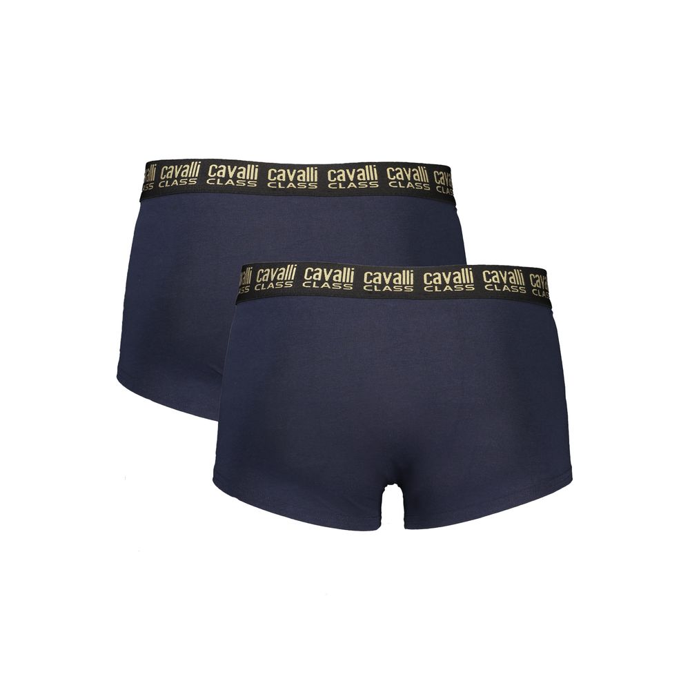 Blaue Herren-Boxershorts aus Baumwolle