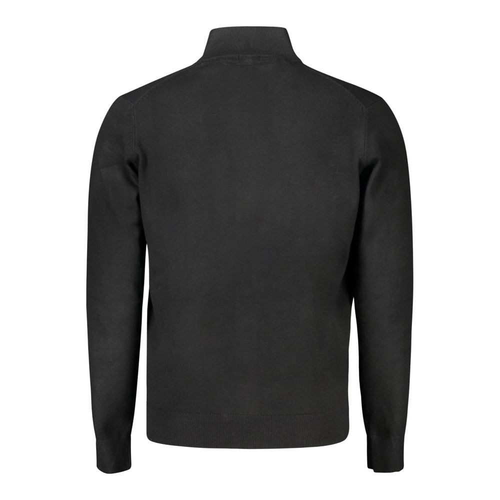 Schwarzer Polyamid-Cardigan für Herren