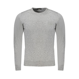 Brown Polyester Men Sweater
