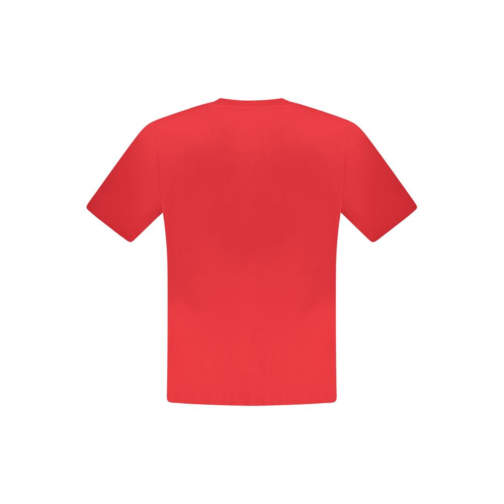 Rotes Herren-T-Shirt aus Baumwolle