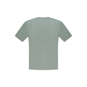Green Cotton Men T-Shirt