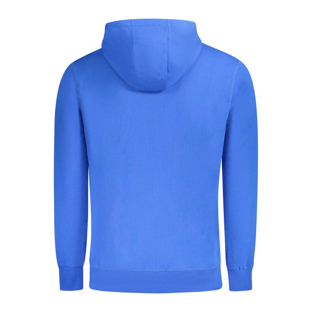 Blauer Baumwollpullover für Herren