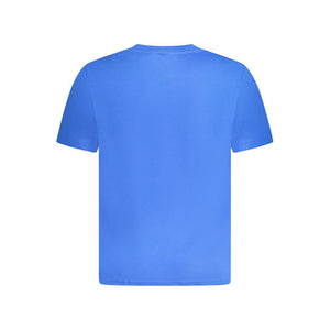 Blaues Herren-T-Shirt aus Baumwolle